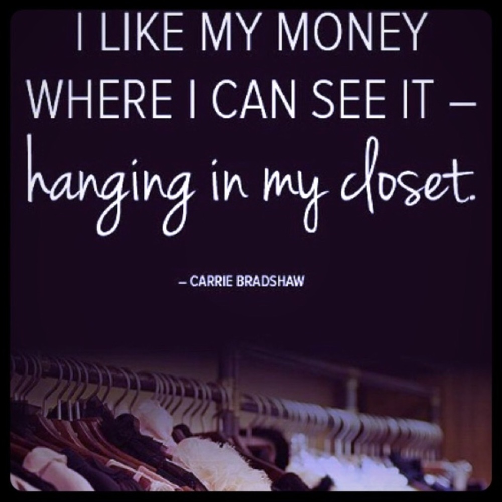 I LIKE MY MONEY WHERE I CAN SEE IT -